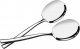 8 Pieces Stainless Steel Serving Spoon, Large Serving Tablespoons, Silver Buffet Serving Spoons Set