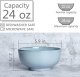 Ceramic Bowl Set of 4, Dishwasher and Microwave Safe (5.75 Inches, Grey)