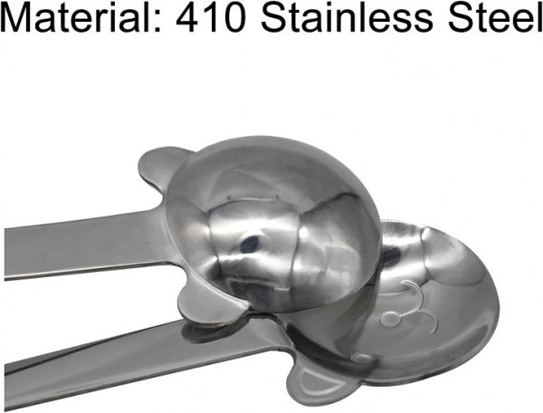 4 Pack Bear Short Handled Spoon Cute Animal Spoon 410 Stainless Steel Small Spoon