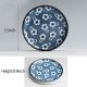 4pcs Blue and white Ceramic Appetizer Plates Seasoning Dishes Dipping Bowls