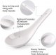 Ceramic Soup Spoons, Asian Ramen Spoons Set of 12 Proper for Miso Wonton Ramen Dumpling Macaron Dishwasher & Oven Safe